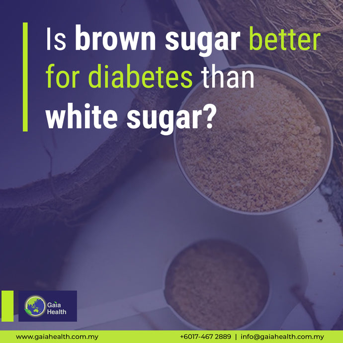 Is brown sugar better for diabetes than white sugar?